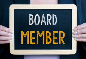Board Member written on chalkboard